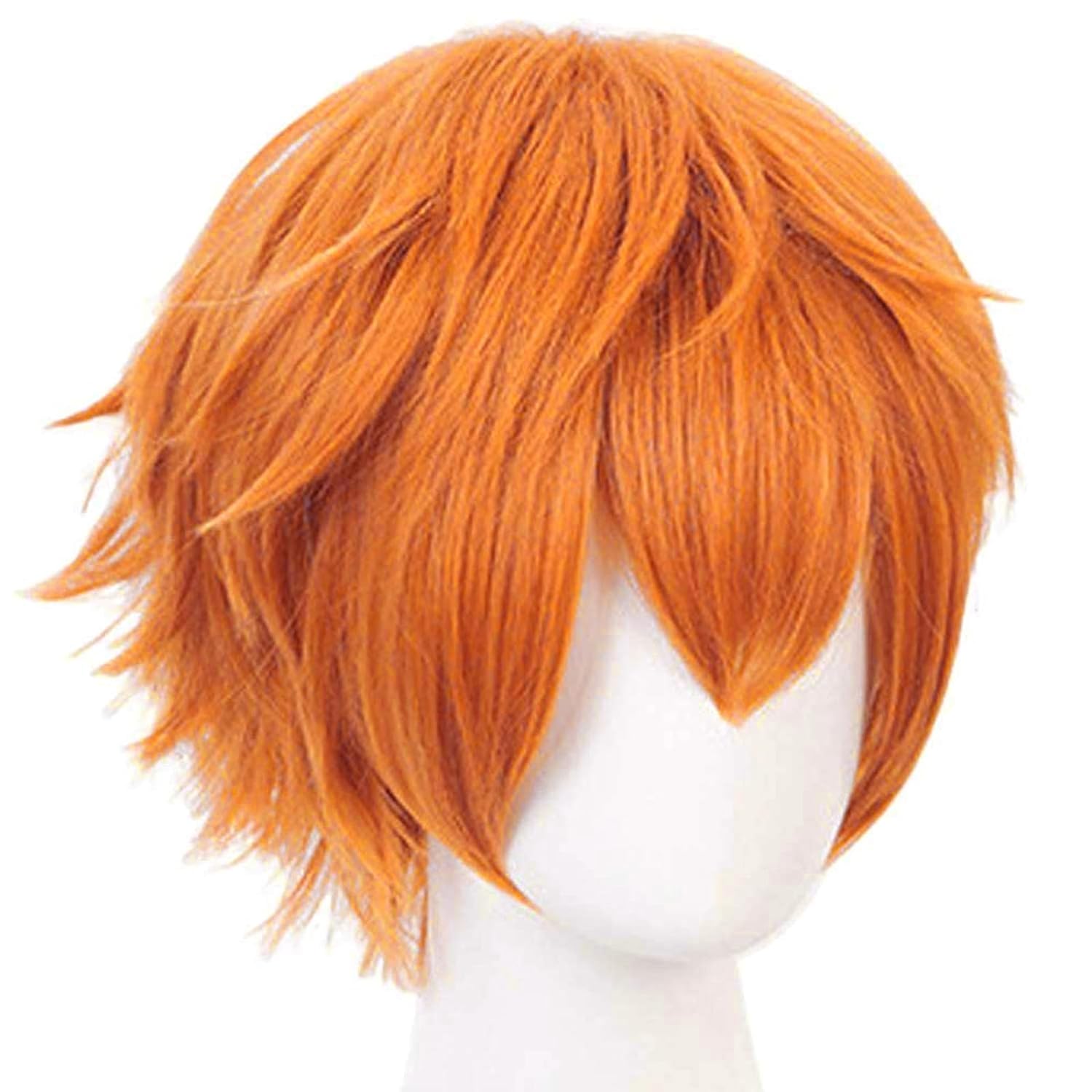 Tech Accessories For Men - Short Orange Wig for Men Orange