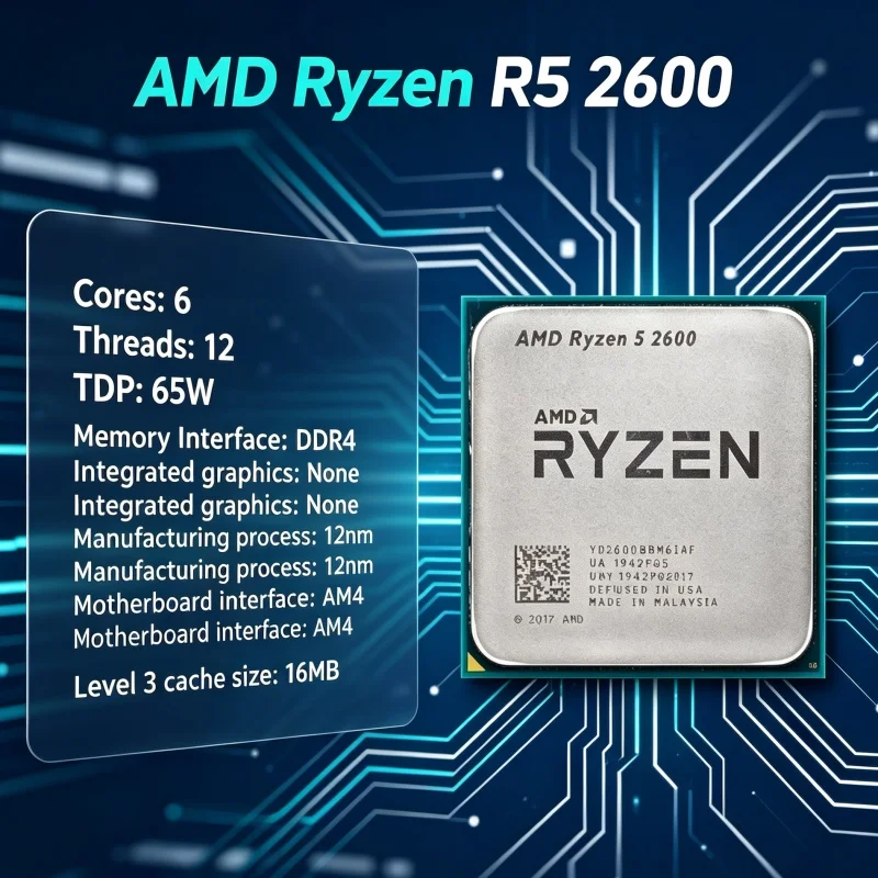 Amd Cpu Ryzen 5 - AMD Ryzen 5 2600 R5 2600
