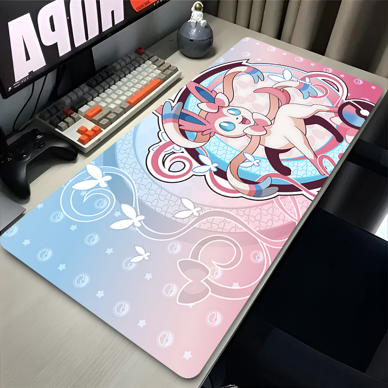Tech Accessories For Desk - Large Pink Cute Mousepad XXL Gaming