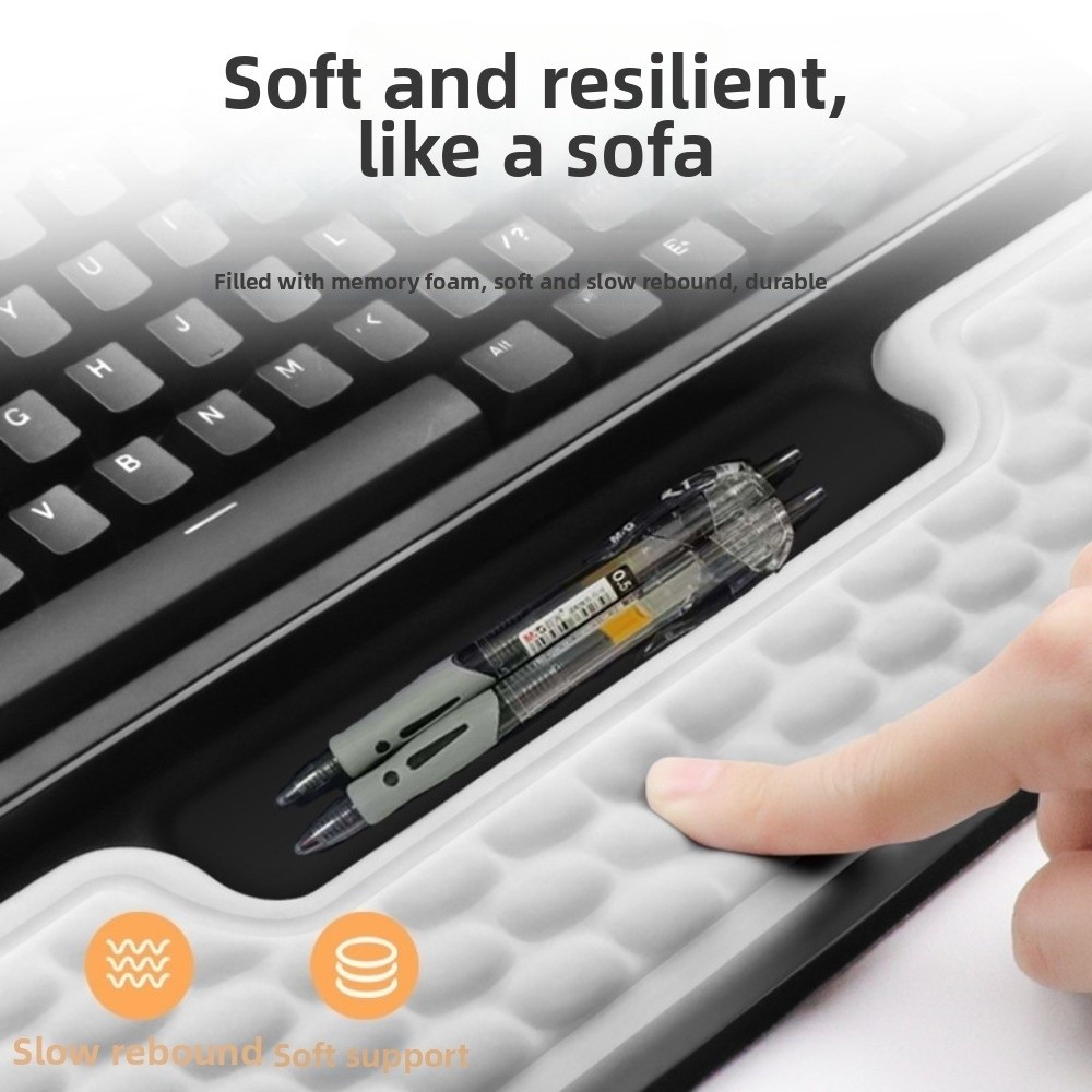 Computer Integrated Keyboard S - Keyboard Wrist Pad Leather ulasan dan harga
