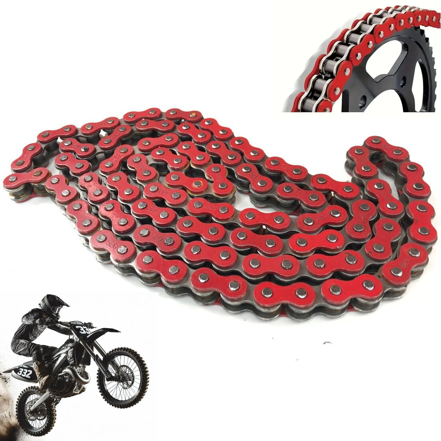 Motorcycle Chain 520 120 Links - Moto Tech Accessories & Workshop ulasan dan harga