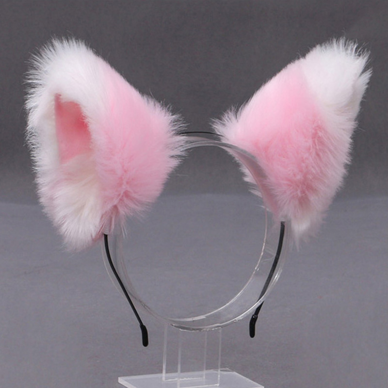 Fluffy Fox Cat Ear Plush Headb - Tech Accessories Women ulasan dan harga