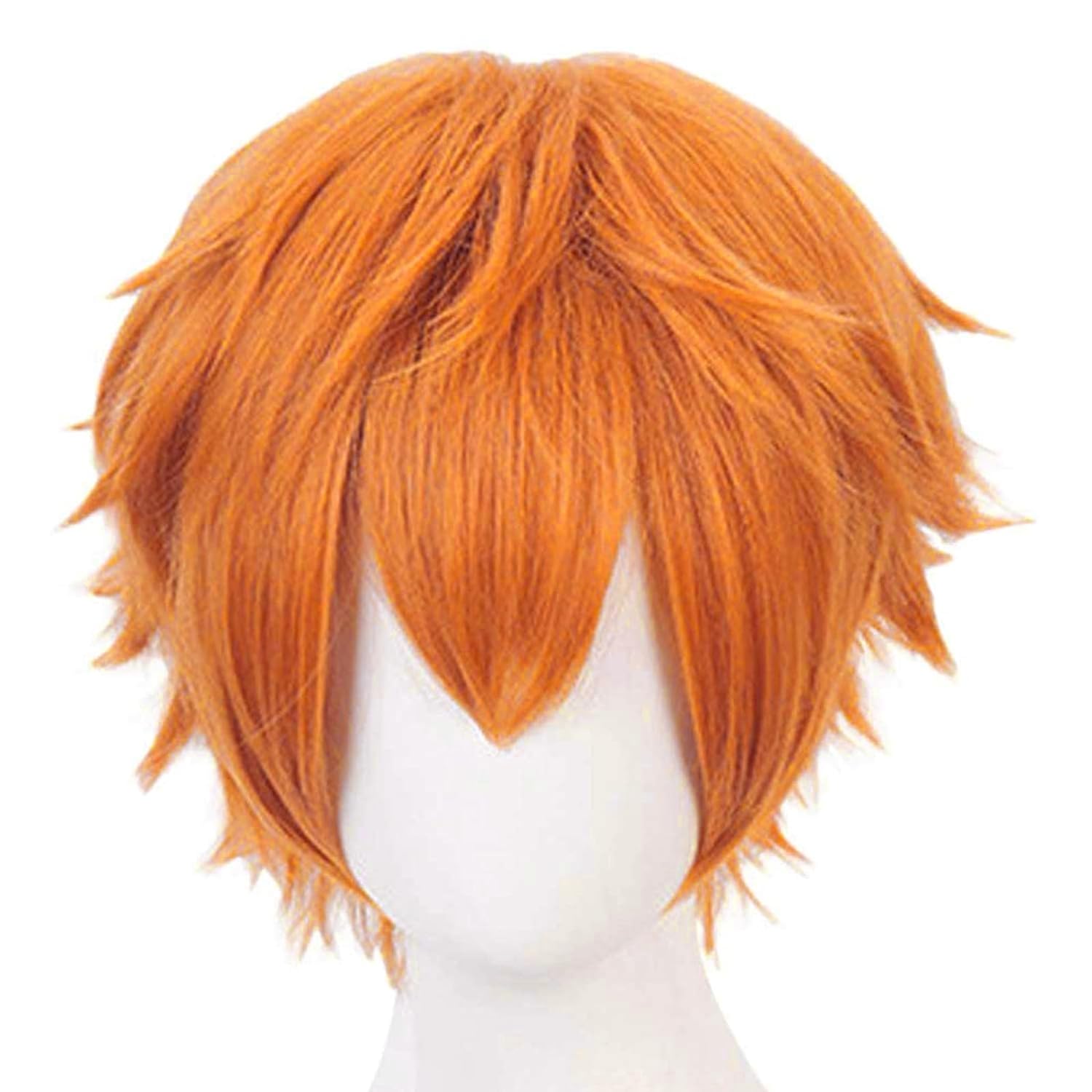 Short Orange Wig for Men Orang - Tech Accessories For Men ulasan dan harga