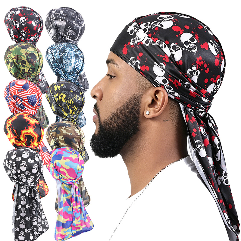3PCS Fashion Long Tail Durag C - Tech Accessories For Men ulasan dan harga