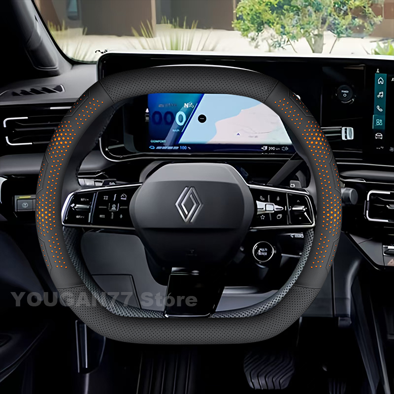 Leather Car Steering Wheel Cov - Tech Accessories Hub ulasan dan harga