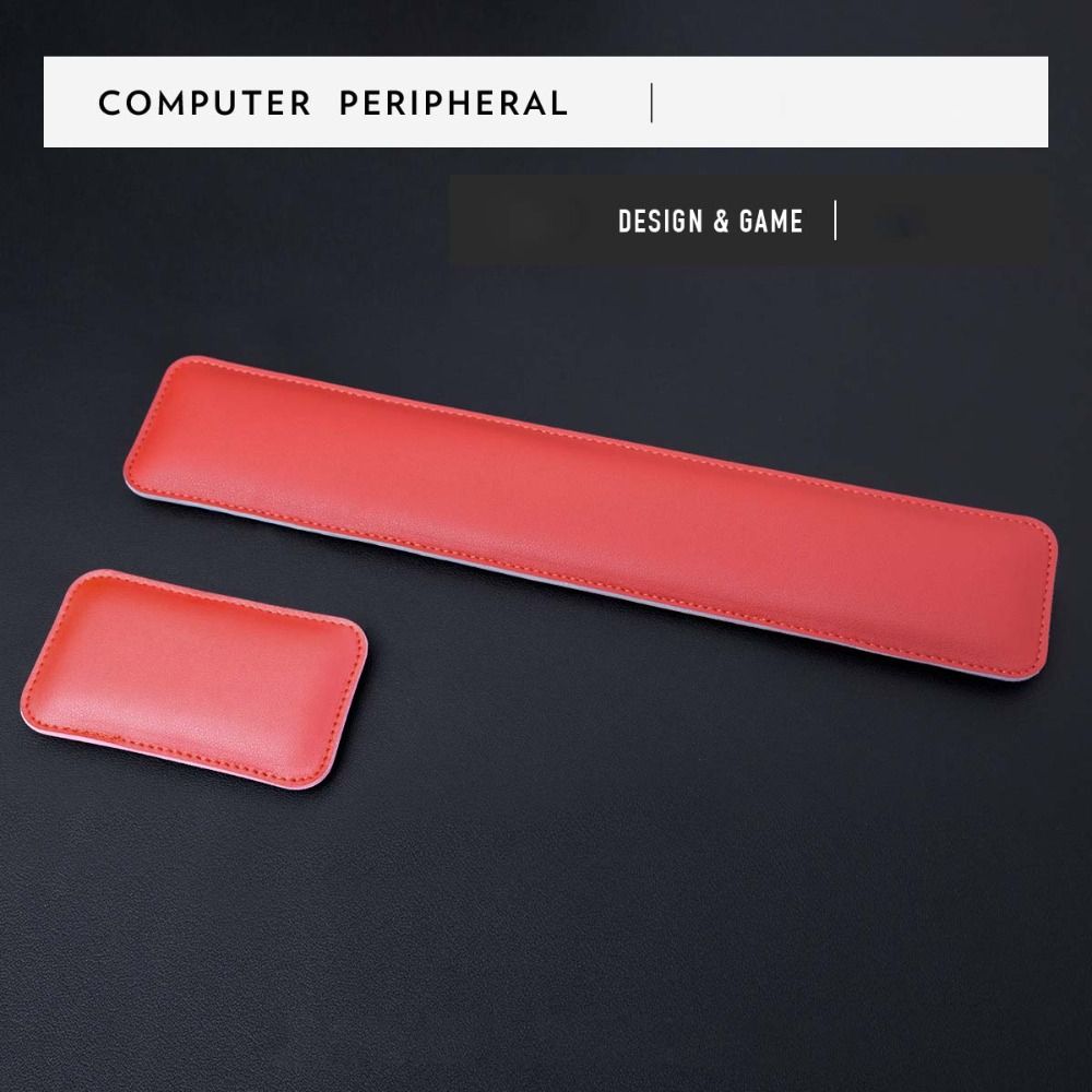 Portable Leather Mouse Pad Lea - Keyboard Wrist Pad Leather ulasan dan harga