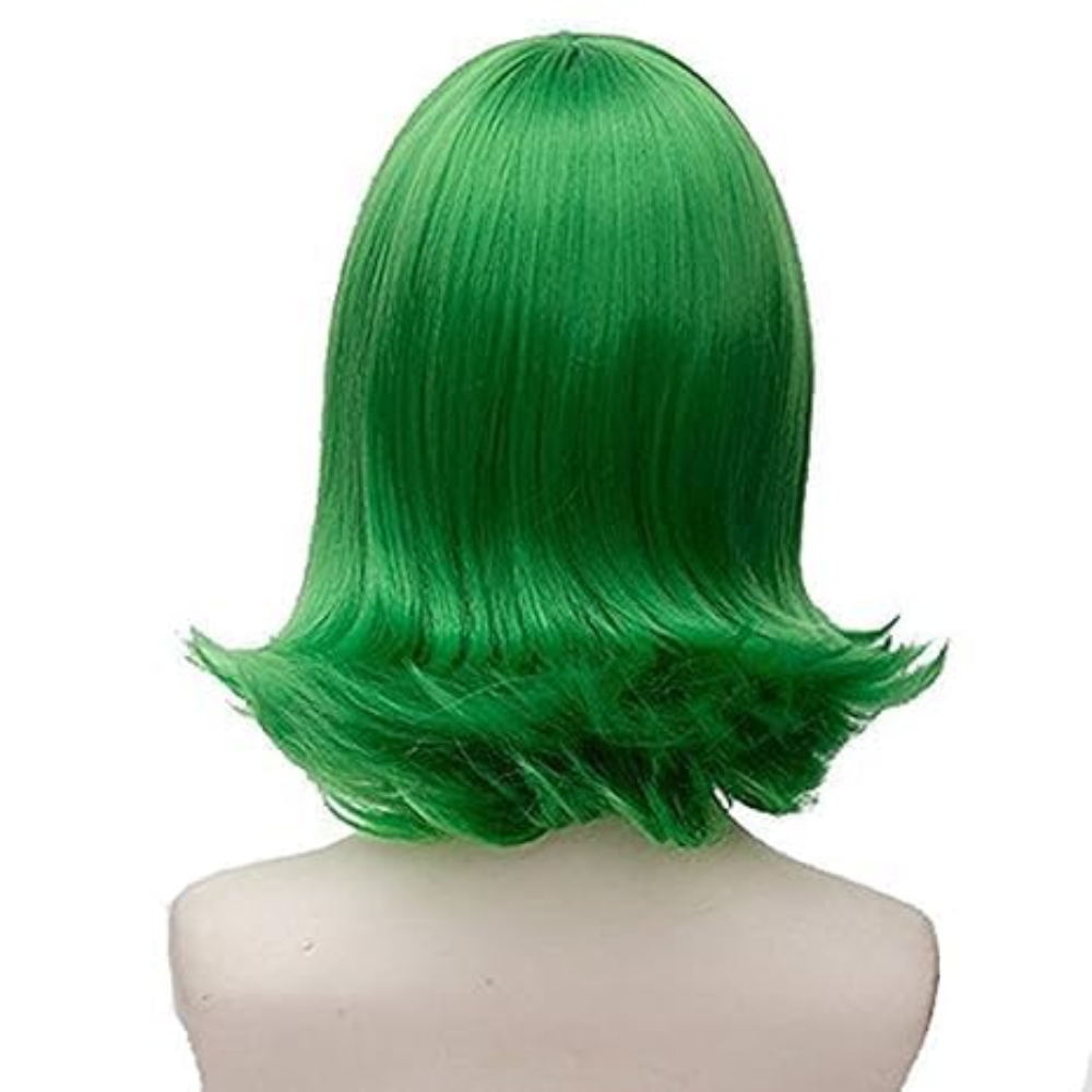 Short Green Wavy Cosplay Wigs  - Tech Accessories For Men ulasan dan harga