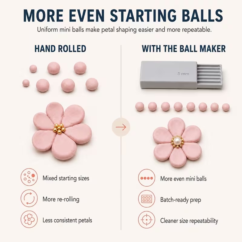 3D Print Clay Gel Ball Maker T - Nail Tech Accessories ulasan dan harga