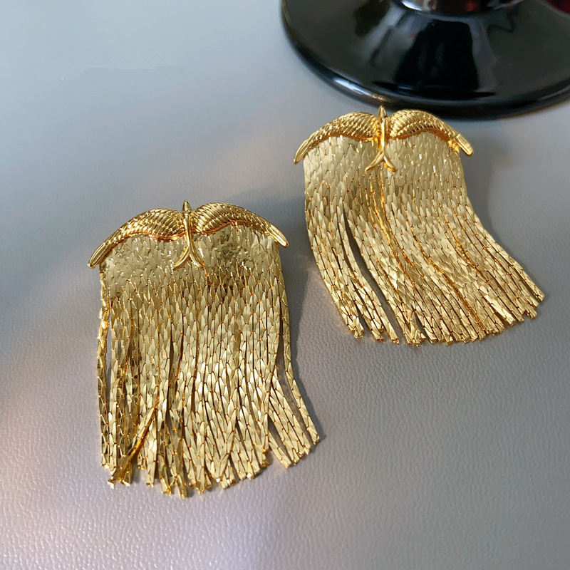 Silver Color Stud Drop Earring - Tech Accessories Dropshipping ulasan dan harga