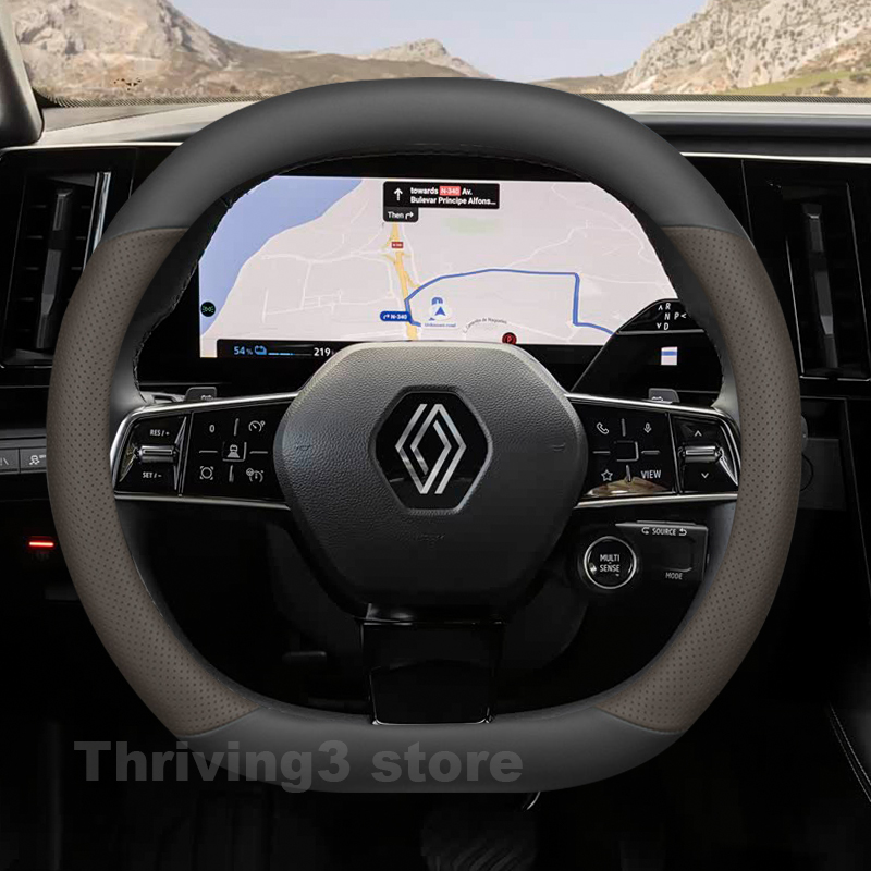 Leather Car Steering Wheel Cov - Tech Accessories Hub ulasan dan harga