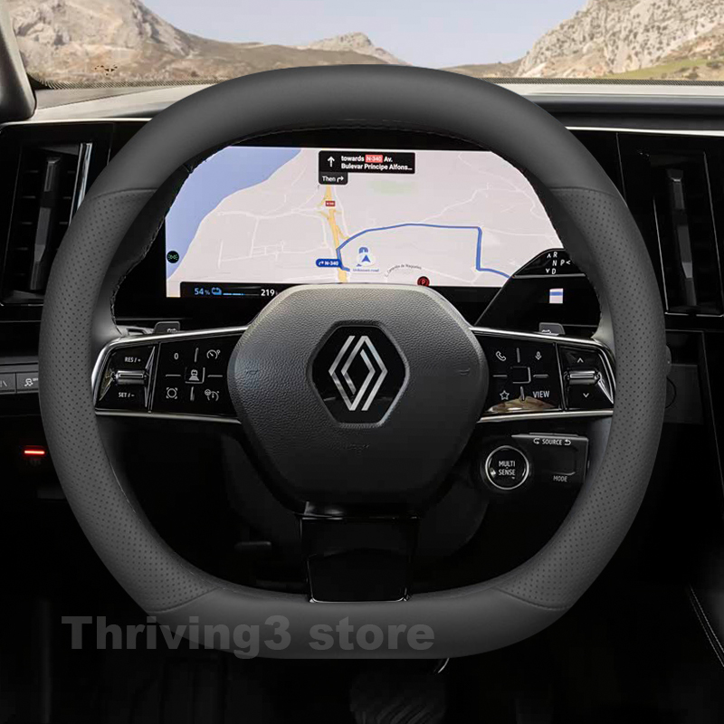 Leather Car Steering Wheel Cov - Tech Accessories Hub ulasan dan harga