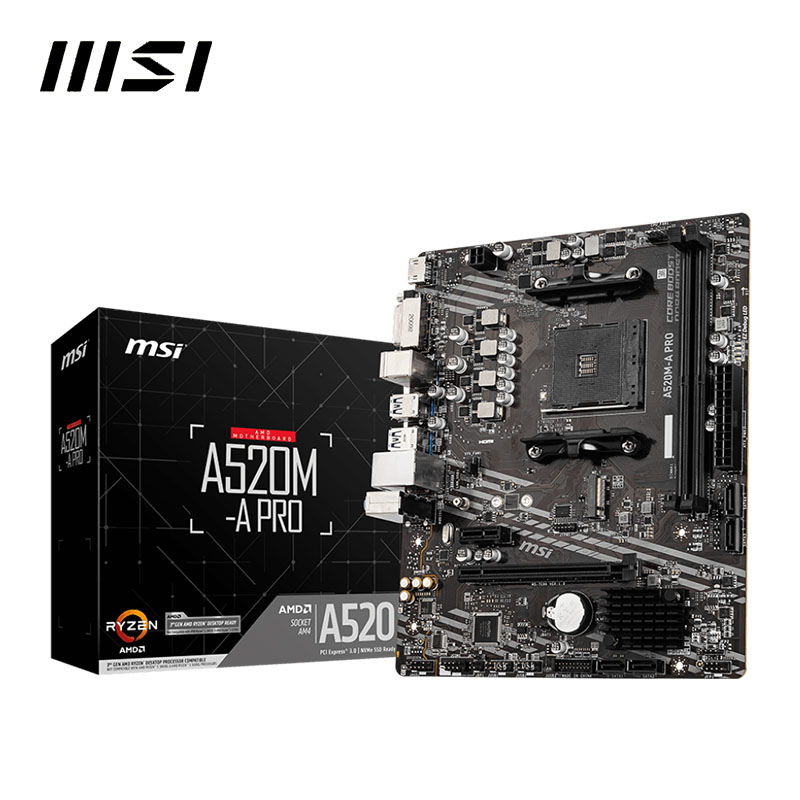 MSI A520M A PRO + AMD Ryzen 3  - Amd Cpu Ryzen 5 ulasan dan harga