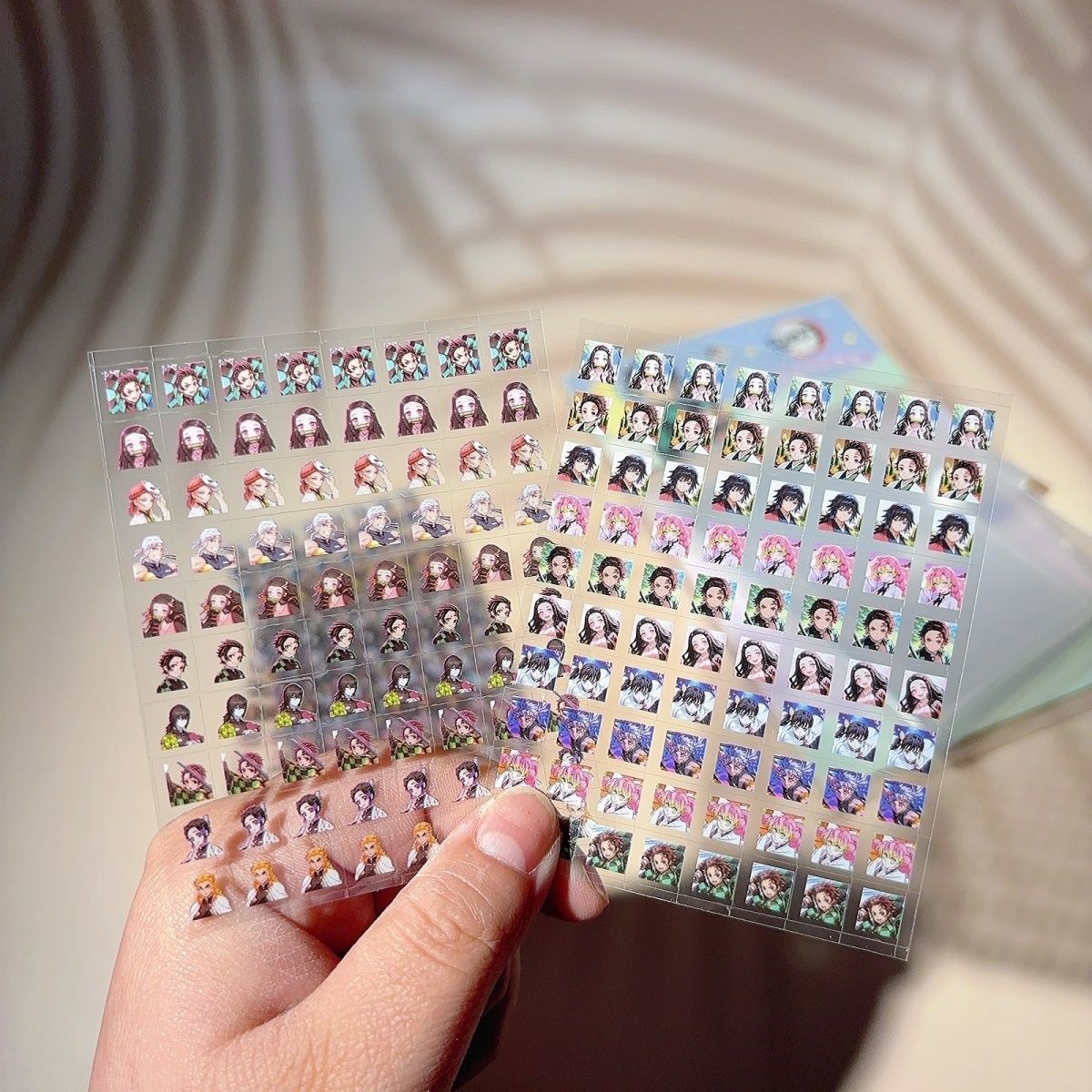 10 sheets per book Demon Slaye - Nail Tech Accessories ulasan dan harga