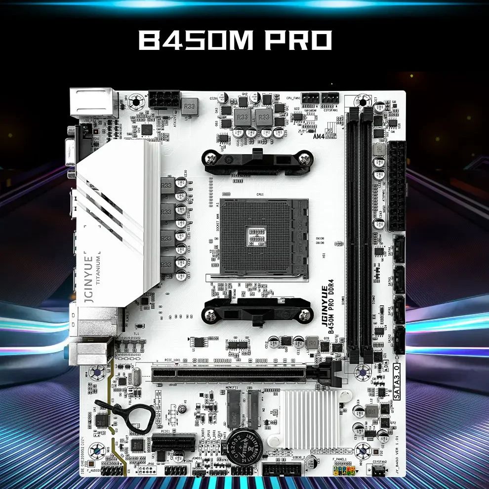 JGINYUE AM4 Motherboard suppor - Amd Cpu Ryzen 5 ulasan dan harga